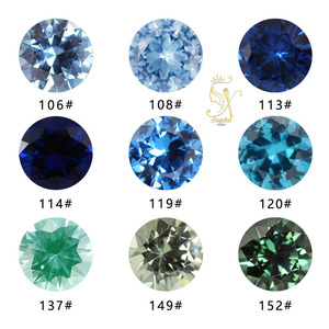 Piedra Preciosa de Espinela Azul Sintética al por Mayor, Corte Esmeralda de 3*5mm a 12*16mm, Espinela Azul 113 #   Piedra de Color - Product Image 5