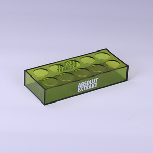 Acrylic kiểm tra ống Kệ tùy chỉnh Acrylic <span class=keywords><strong>lucite</strong></span> perspex kiểm tra ống chủ trong suốt rõ ràng Acrylic kiểm tra ống đứng với lỗ - Product Image 4