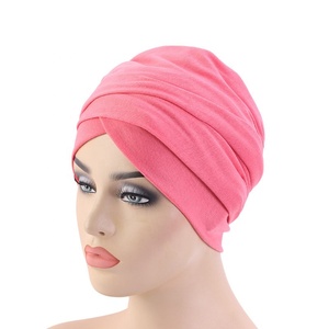 Capucha de cubierta de tocado sólido para <span class=keywords><strong>mujer</strong></span>, gorra de dama musulmana, transpirable, suave, larga, estirada, chica árabe, musulmana, senderismo, sombrero debajo de la bufanda - Product Image 6