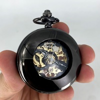 Montre de poche mécanique rétro polie à remontage manuel pour hommes et femmes, style ajouré vintage