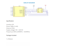 E01-ML01DP5 modul Transceiver RF nirkabel PA PA LNA RF 2.4GHz