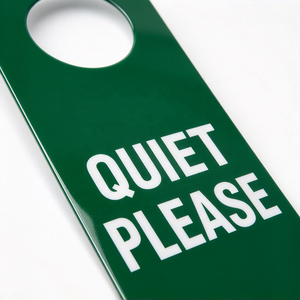 Wholesale Custom Door Hanger Hotel Restaurant Cards <b>Gloss</b> Finish Do Not Disturb Double Sided Printing Cleaning - Product Image 6