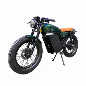 Vintage Electric CG Motorcycle Cafe Racer Hump Dirt Bike Citycoco Scooter For Adults