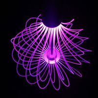 Lumière LED à fibres optiques à changement de couleur RGB, imperméable, pour décoration de fête et de mariage