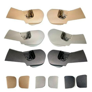Mercedes-Benz S-Class Seat Trim <b>Panels</b> Beige Black <b>Light</b> Gray ABS 2006-2013 S300 S350 S500 W221 - Product Image 1