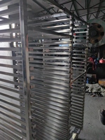 Chariot de séchage professionnel empilable en acier inoxydable 304 durable, fourni par les fabricants