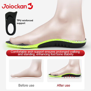 Solette in Gel di Lattice Morbido Elastico con Supporto per Arco Plantare, Traspiranti, Massaggianti, per Piedi Piatti, Sportive, Unisex - Product Image 3