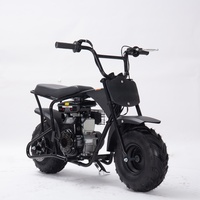 Mini moto Funrun 105cc 4 temps tout-terrain avec embrayage automatique, moto de cross pour jeunes avec freins à disque