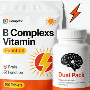 Cápsulas de Vitamina del Complejo B, Soporte Energético Diario, Empaque Personalizado, Etiquetado Privado, Servicio OEM ODM, Certificación HACCP NSF GMP ISO - Product Image 2