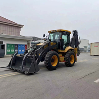 Mesin Excavator Bekas JCB 4CX Backhoe Loader, Mesin Penggali, Loader-digger, Retro Excavator JCB 4CX dengan Kondisi Baik