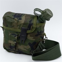 Gourde de sport d'extérieur, gourde de cantine, sac de transport pliable pour gourde, bouteille d'eau de cantine