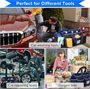 Échantillon gratuit : Sac de rangement pour outils de jardinage, idéal pour hommes et femmes, avec pochette à outils et sac à outils fait main - Product Image 5