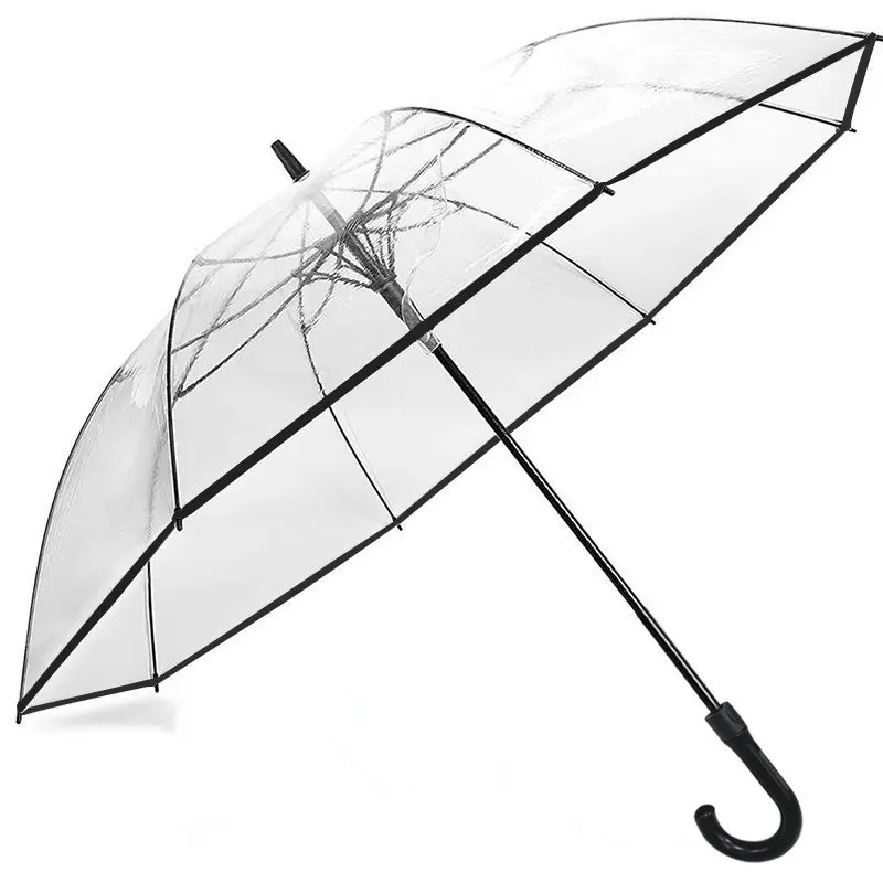 Bubble Umbrella See Through Rain & Windproof Umbrella for Weddings, Prom, Outdoor Events Automatic Open clear umbrella