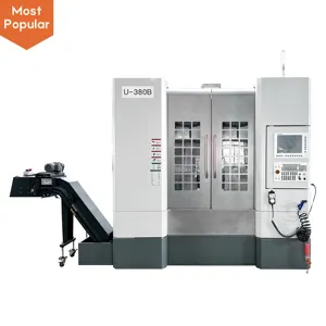U-380B high security vertical CNC 5 axis linkage ATC machine center metal 3d router lathe cutting steel rotary table manufacture
