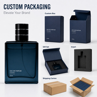 Parfum Intense pour Homme en Marque Blanche avec Flacon de 50 ml et Vaporisateur de Voyage de 10 ml