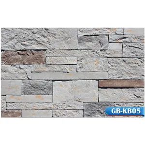 Berich GB-KB02 पत्थर सफेद इतालवी कृत्रिम पत्थर ईंट cladding अशुद्ध पत्थर बिक्री पर