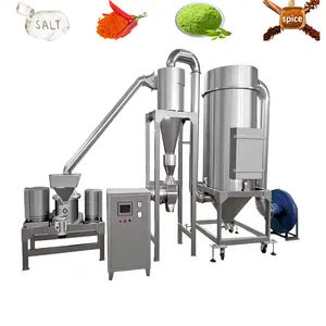 DZJXIndustrial Dried Moringa Leaf Coffee Seed Grinding Machine Powder Hammer Mill Universal Pulverizer With Dust Collector