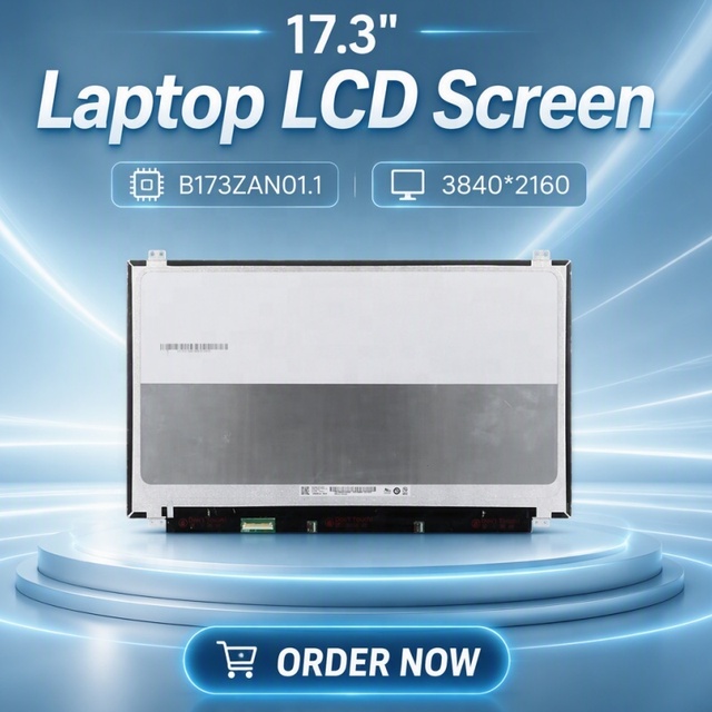 Buyee New Laptop LCD Screen B173ZAN01.1 17.3" IPS 3840*2160 Wide Screen Display Panel 40 Pins Gaming PC