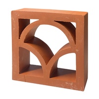 Brique de ventilation pour bloc de mur creux en argile de conception de feuille de clôture