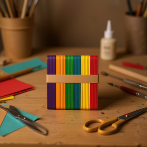 ไม้ไอแลน ขนาด 114x15 มม. 50 ชิ้น อุปกรณ์งานฝีมือ DIY - Product Image 3