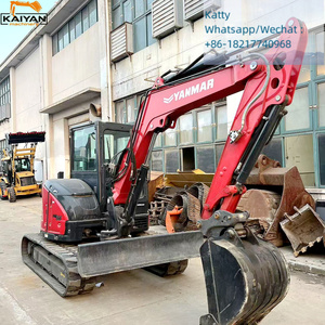 Mini-excavatrice d'occasion Yanmar Vio55-6B 5,5 tonnes, fabriquée au Japon, mini-excavatrice sur chenilles en caoutchouc Yanmar Vio55-6 d'occasion, Vio55 - Product Image 6