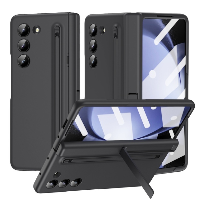 360 Full Body Case for Samsung Galaxy Z Fold 5 5G Hinge Protection Folding Case with Kickstand for Samsung Z Fold5 Fold 4 Fold3