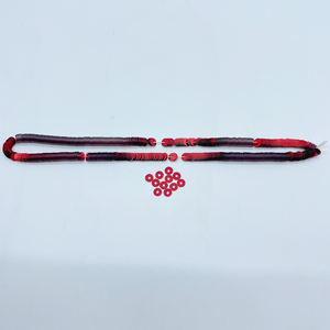 True Red 4 mm Français Plat Sequin GRS Certifié Broderie Paillettes pour Vêtements De Mariée De Luxe Mode Artisanat - Product Image 3