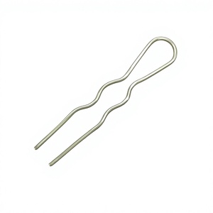 Ensemble de barrettes et épingles à cheveux géométriques en laiton doré à motif zigzag - Accessoires de coiffure élégants pour femmes pour mariage et Halloween - Product Image 3