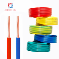 Flexible massive BVR-Kupferkabel 450V/750V AC 1,5mm 2,5mm 4mm 10mm 16mm PVC-isolierte Öl-Elektrokabel 100m für Gebäude