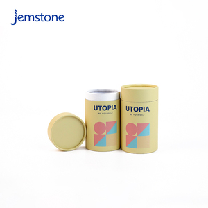 Caja de Embalaje de Cápsulas de Gel Reciclable de Grado Alimenticio con Diseño Personalizado, Impresión CMYK, Envase de Tubo de Papel para Chocolate y Proteína en Polvo - Product Image 3