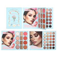IGOODCO Palette de fards à paupières style livre 2 pages, vente en gros usine, imperméable, facile à appliquer, best-seller, palette de maquillage abordable