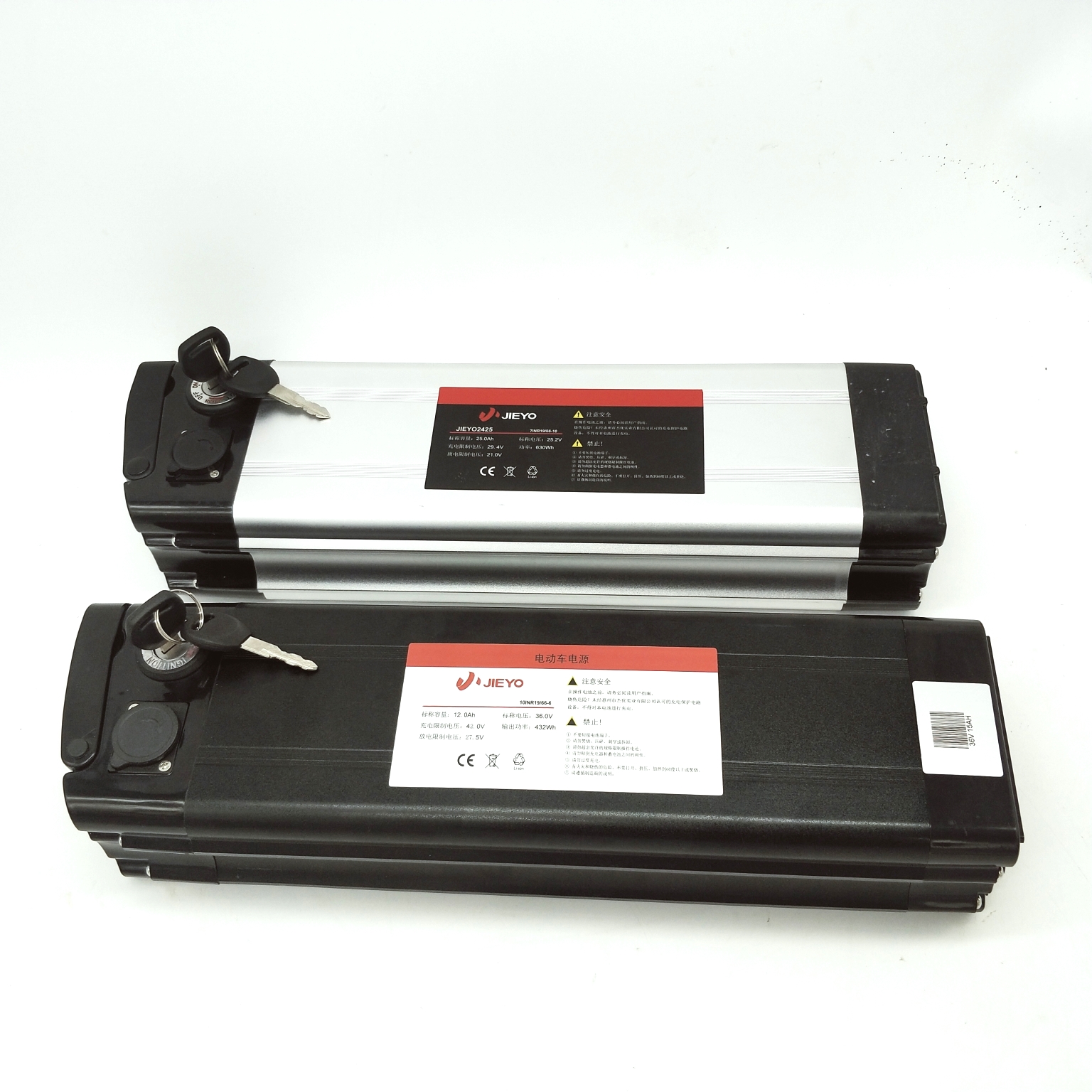 Eバイクバッテリー36V 15ah lifepo4バッテリーAluminium Case