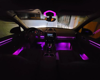 Pour Porsche Cayenne 958.1 958.2 2010 2011 2012 2013 2014 2015 2016 2017 Remplacement Inter porte Lumière Ambiante Lumière Ambiante Voiture