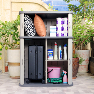 Gabinete de Almacenamiento Portátil de HDPE y Acrílico, Nuevo Diseño, Mueble para Jardín y Herramientas, para Hogar, Oficina, Cobertizos y Almacenamiento - Product Image 5