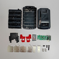 Kit de boîtier de batterie et de carte de protection BMS de haute qualité pour MWK MIL M18 8AH 10AH 21700, kit de boîtier en plastique