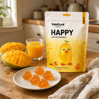 Bonbons gélifiés YoloDuck au goût mangue 150g en forme de canard, bonbons aux fruits, stock australien prêt à être expédié