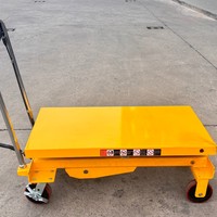Chariot de levage hydraulique en acier inoxydable JINLIJIAN 1760lbs LONG RAM JACK avec roues pivotantes, outil de transport mobile à haute capacité de charge