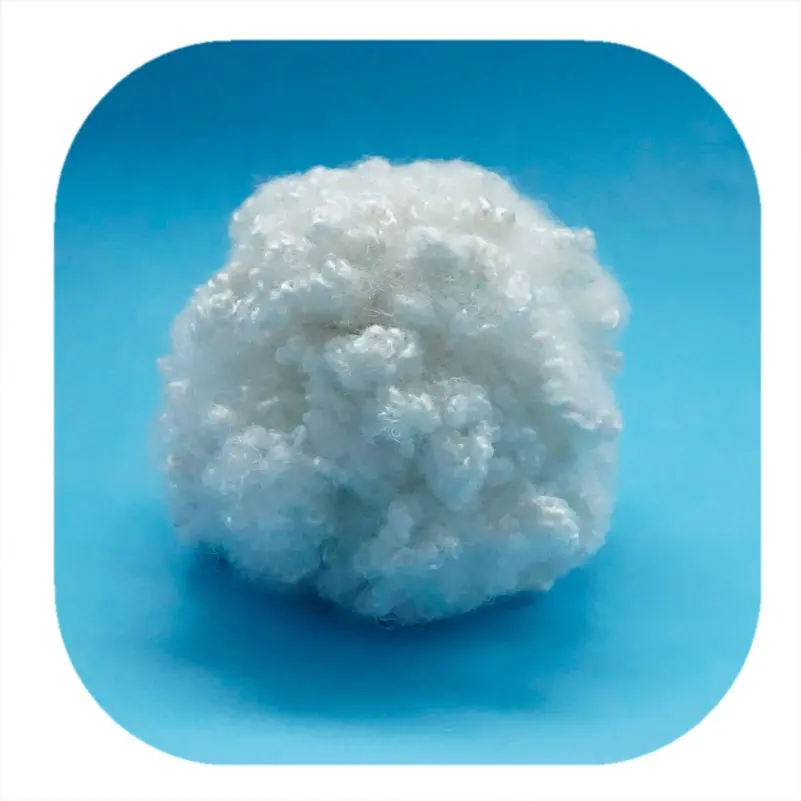 polyester staple fiber 7dx64mm hcs pillow filling material