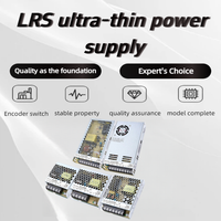 Fuente de Alimentación de Salida Única Ultrafina LRS, DC 12V 24V, 120W 150W 200W 250W 350W 400W 500W 600W, Fuente de Alimentación Conmutada