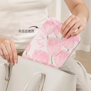 The Tulip Makeup Mirror Round Portable Desktop Beauty Mirror For Girls Students Home Use Personal Gift - Product Image 2
