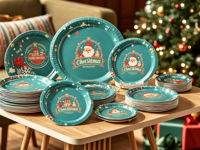 Assiettes en papier jetables blanches de qualité alimentaire pour desserts et dîners, 6 pouces, 8 pouces, 10 pouces, pour fêtes et pâtisseries