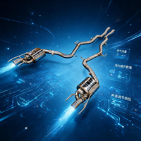 Échappement à soupapes en titane ZF Factory Direct pour Mercedes AMG E63, échappement à soupapes électroniques à fixation directe
