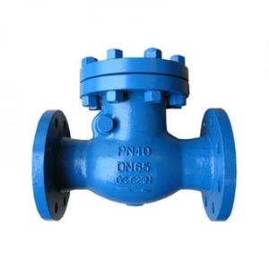 Válvula de Retención Horizontal de Acero Inoxidable Tipo Oscilante 304 con Brida para Bomba de Agua de Cierre Lento con Certificación de Norma Nacional - Product Image 1