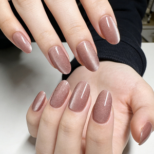 12 <span class=keywords><strong>faux</strong></span> <span class=keywords><strong>ongles</strong></span> en acrylique à presser, forme amande, longueur moyenne, <span class=keywords><strong>avec</strong></span> <span class=keywords><strong>colle</strong></span>, pour femmes et filles - Product Image 4