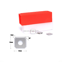 1 pieza Fresa de router para nivelación de tableros con vástago de 1/2 pulgada, 2 filos, inserto de carburo, OEM HRC45, para aplanar losas, cepillar maderas duras y tableros de partículas