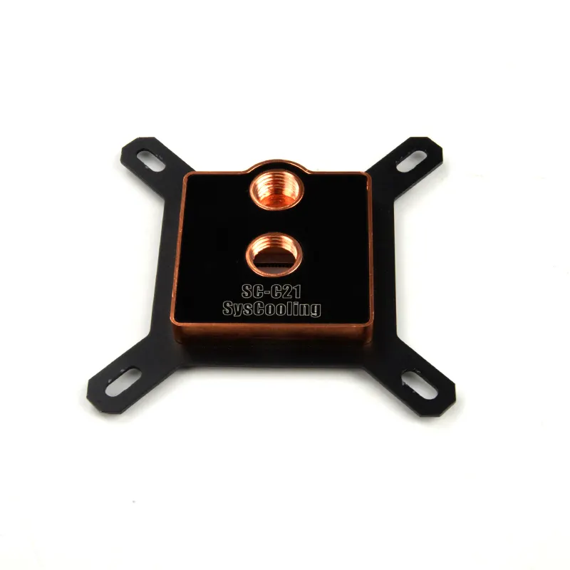 Syscooling Intel CPU Water Cooling Block all metal Micro channel CPU water block for lga 1151 2011 socket