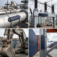 Étiquette RFID anti-métal robuste pour extérieur, étanche IP68, pour la patrouille des pipelines pétroliers et gaziers