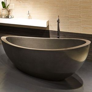 Vasca da Bagno Freestanding in Pietra Naturale a Prezzo Conveniente, Vendita Diretta dalla Fabbrica per Progetti di Bagni di Hotel Moderni - Product Image 5