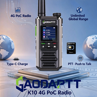 Radio Walkie Talkie GaodaPTT 4G Jangkauan Global 4G LTE PoC Sistem Linux Platform OEM Interkom Mobile dengan Kartu SIM Radio Dua Arah