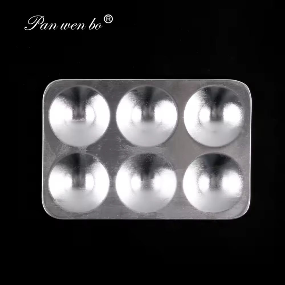 Carré 6 trous Aluminium-Argent